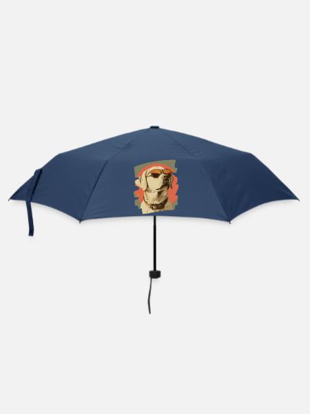 Labrador - Regenschirm (klein) - Navy