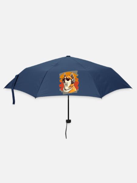 Shiba Inu - Regenschirm (klein) - Navy