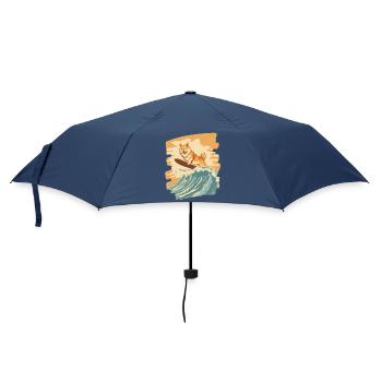 Shiba Inu - Umbrella (small) - navy - Front