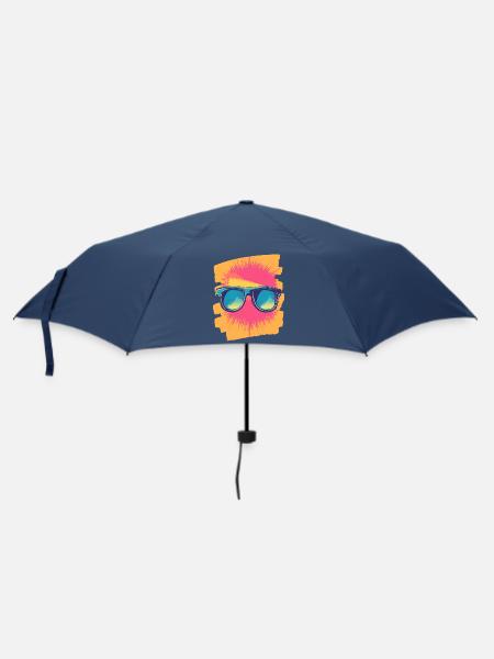 Sonnenbrille Sommer - Regenschirm (klein) - Navy