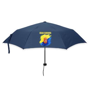 Puissant écusson du club de Gran Canaria - Parapluie standard - marine - Devant