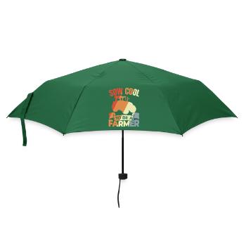 Mein Herz schlägt für Schulbusse - Regenschirm (klein) - Flaschengrün - Vorne