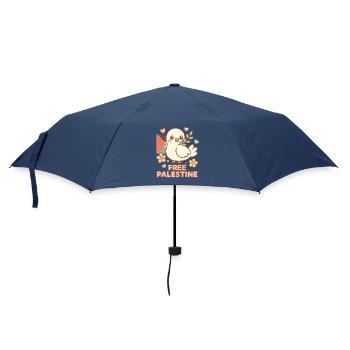 Palestine Libre - Freies Palästina - Regenschirm (klein) - Navy - Vorne