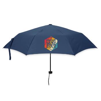 Limited Edition 1976 Geburtstag Geschenk - Regenschirm (klein) - Navy - Vorne