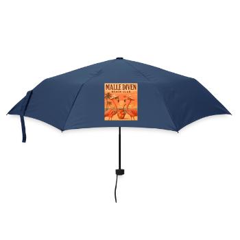 Malle Diven Beach Club Flamingo Mallorca Party - Parapluie standard - marine - Devant