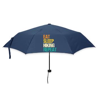 Hiking Mountain Trail Backpacking Outdoors Poaching - Umbrella (small) - navy - Front