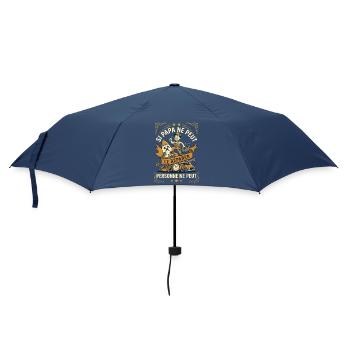Si Papa Ne Peut Le Réparer Humour Rétro - Parapluie standard - marine - Devant