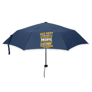 Taxifahrer Sprüche - Regenschirm (klein) - Navy - Vorne