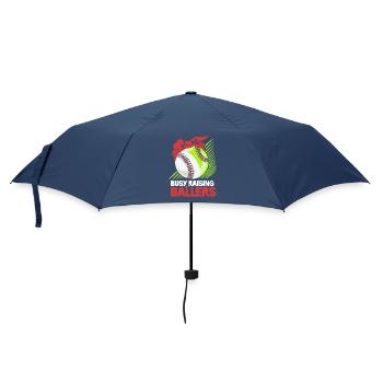 Softball Mama - Regenschirm (klein) - Navy - Vorne