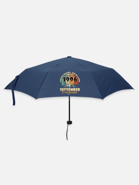 30. Geburtstag Geschenk Original September 1996 - Regenschirm (klein) - Navy