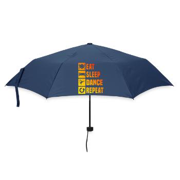 Geschenkidee für einen Breakdancer mit Streetdance - Regenschirm (klein) - Navy - Vorne