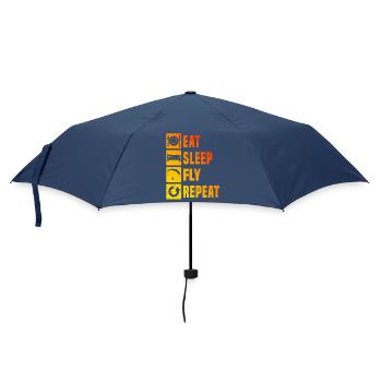 Gleitschirmfliegen Geschenkidee für ein Paraglider - Regenschirm (klein) - Navy - Vorne