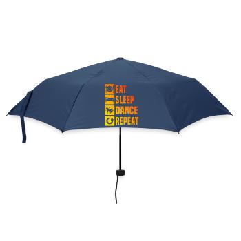 Streetdance Geschenkidee für eine Hip-Hop-Tänzerin - Regenschirm (klein) - Navy - Vorne