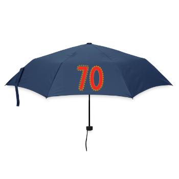 70. 70 YEARS. 70th ANNIVERSARY. 70 YEARS ANNIVERSARY. - Umbrella (small) - navy - Front