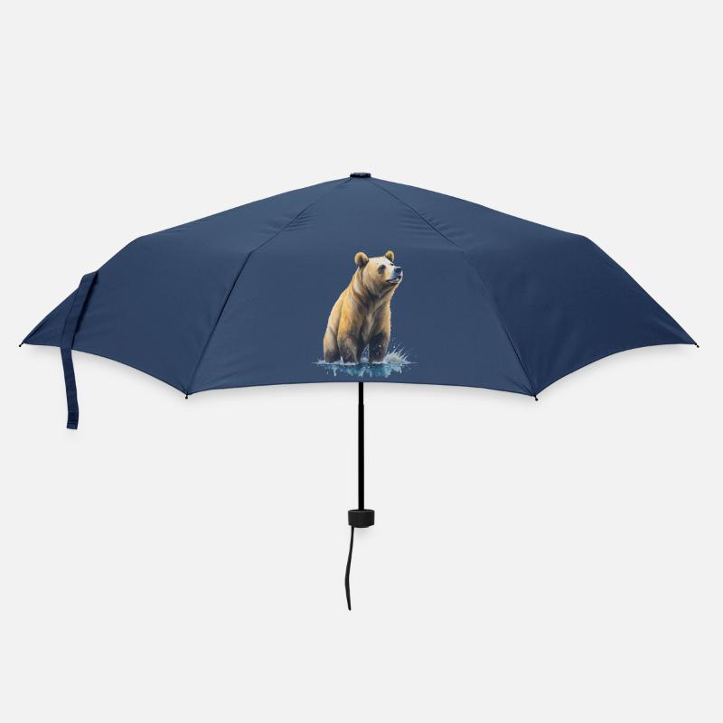 Grizzly - Regenschirm (klein) - Navy