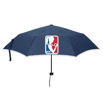 MBW Silhouette Balllogo - Regenschirm (klein) - Navy - Vorne
