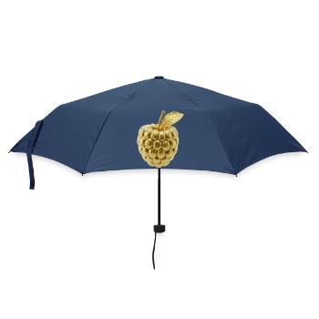 Golden Raspberry Motif - Umbrella (small) - navy - Front