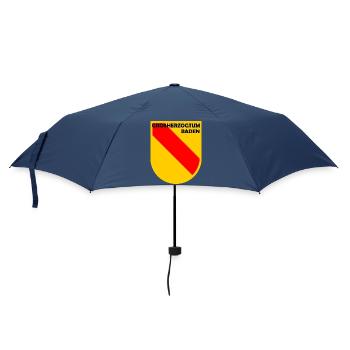 Heraldik Schild Baden Emblem - Regenschirm (klein) - Navy - Vorne