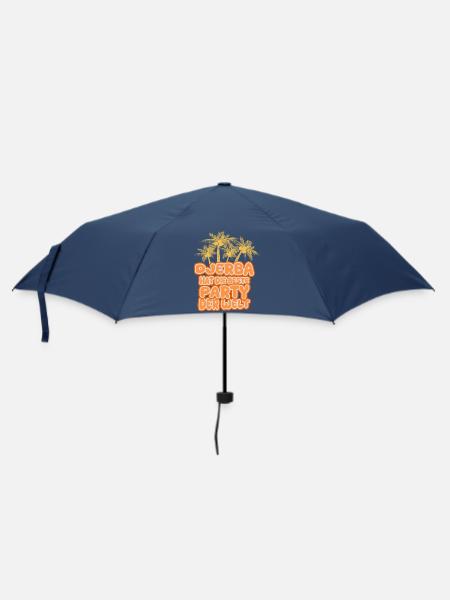 Geschenk für Djerba - Regenschirm (klein) - Navy