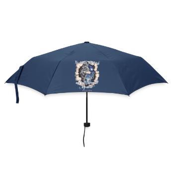 Citation chrétienne de Wolf - Parapluie standard - marine - Devant