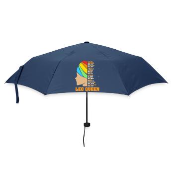 Sternzeichen Löwe - Regenschirm (klein) - Navy - Vorne