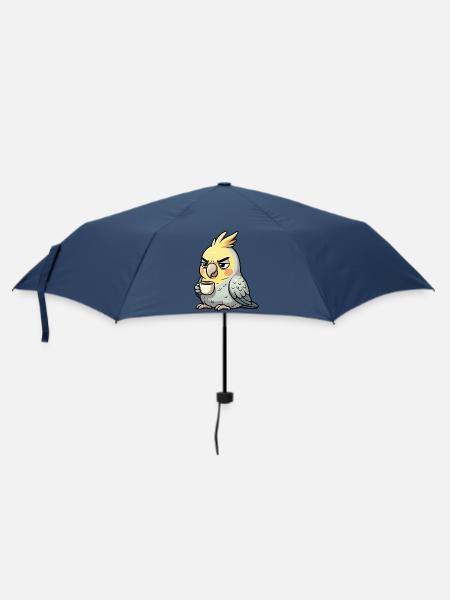 Nymphensittich Nymphensittiche Nymphensittichvogel - Regenschirm (klein) - Navy