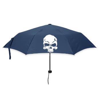 Detailed skull illustration - Umbrella (small) - navy - Front