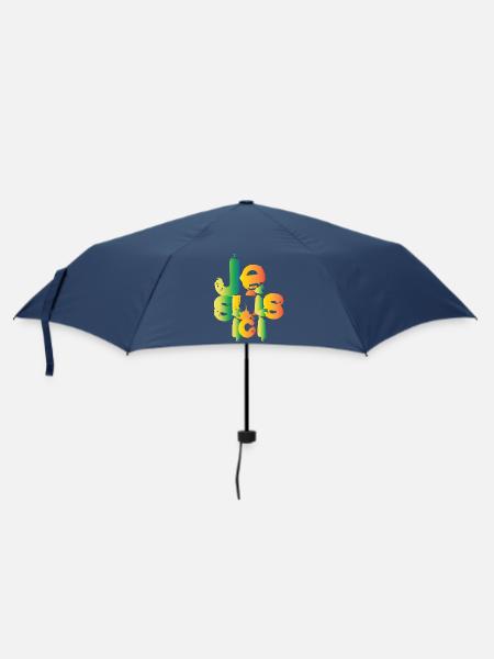 I'm here - Umbrella (small) - navy