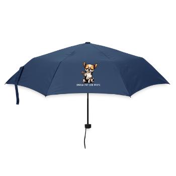 Parlez au propriétaire de Paw Chihuahua Chihuahua - Parapluie standard - marine - Devant