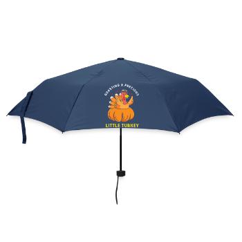 Thanksgiving Mama Mutter Oma Großmutter - Regenschirm (klein) - Navy - Vorne