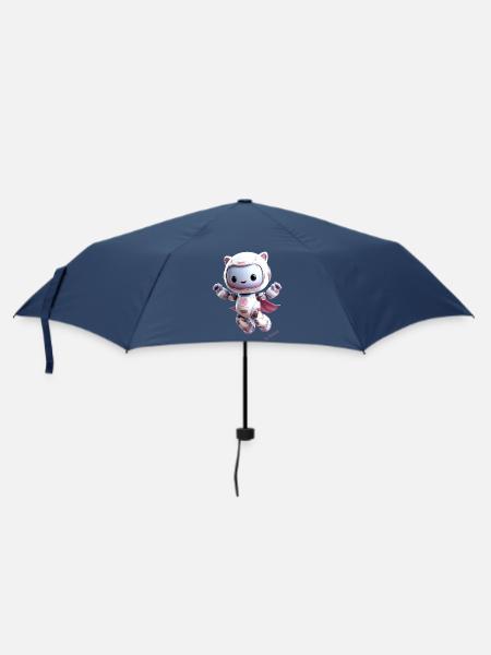 Cute Kitty 3D Steering Wheel – Pastel Colors - Umbrella (small) - navy