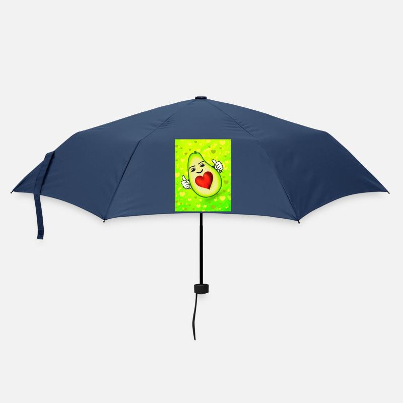 Avocat mignon avec cœur - Parapluie standard - marine