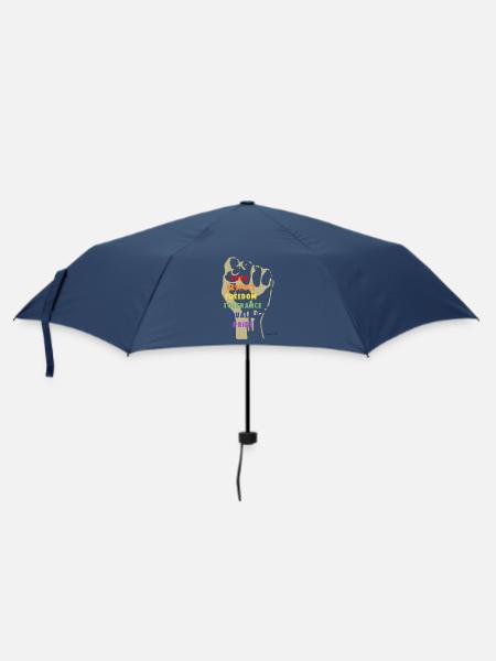Strength and Respect - Umbrella (small) - navy