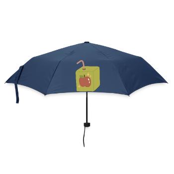 Conception fantaisiste de boîte de jus de pomme - Parapluie standard - marine - Devant