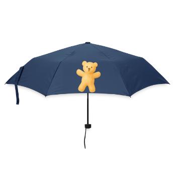 Teddybär-Keks - Regenschirm (klein) - Navy - Vorne