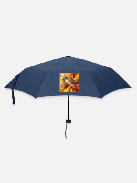 Squares 3 - Umbrella (small) - navy