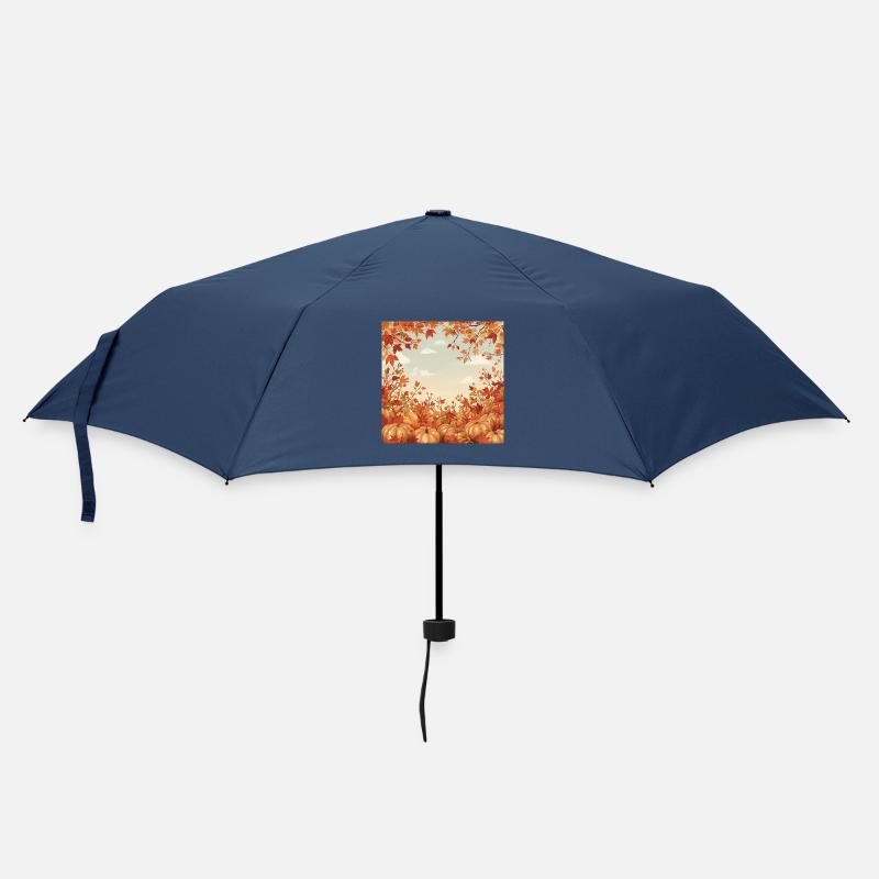 Hello Autumn - Regenschirm (klein) - Navy