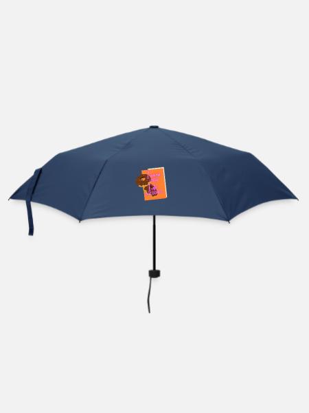 I Saw I Ate The Donut Neon Card - Umbrella (small) - navy