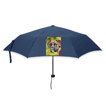 Portrait Boxer Deep Gaze - Umbrella (small) - navy - Front