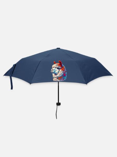 Alpaka - Regenschirm (klein) - Navy