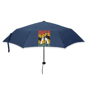 Retro Hope Hope 70s - Umbrella (small) - navy - Front