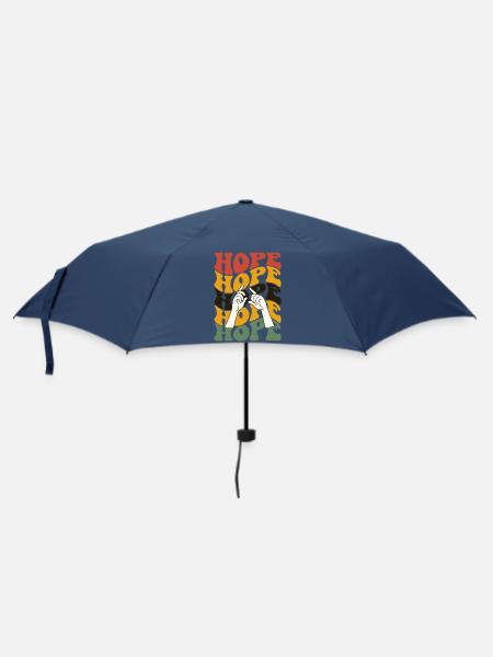 Retro Hope Hope 70s - Umbrella (small) - navy