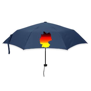 Abstract Color Gradient Map Germany - Umbrella (small) - navy - Front