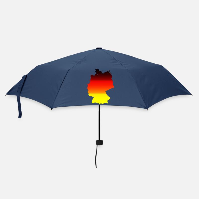 Abstrakte Farbgradient Karte Deutschland - Regenschirm (klein) - Navy