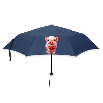Ferkel-Ferkel - Regenschirm (klein) - Navy - Vorne