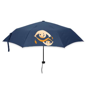Amour - Parapluie standard - marine - Devant