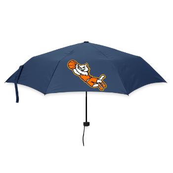 Wildcat Basketball Flying Dunk Mascot - Umbrella (small) - navy - Front