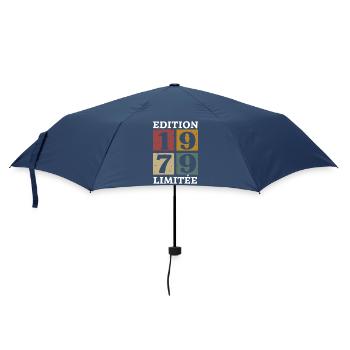 Limited edition 1979 born in 1979 - Umbrella (small) - navy - Front