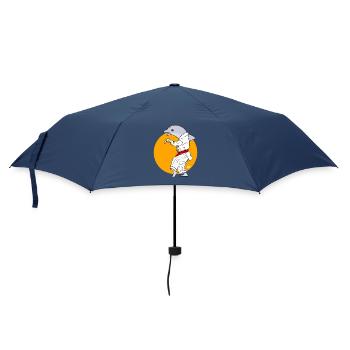 Karate dolphin in kimono - Umbrella (small) - navy - Front