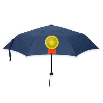 Medaille - Regenschirm (klein) - Navy - Vorne